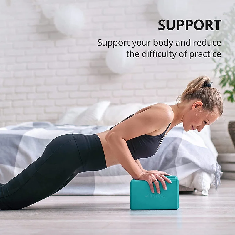 Yoga Building Blocks Cubes Pil - Sports Equipment Supplies reseña y precio