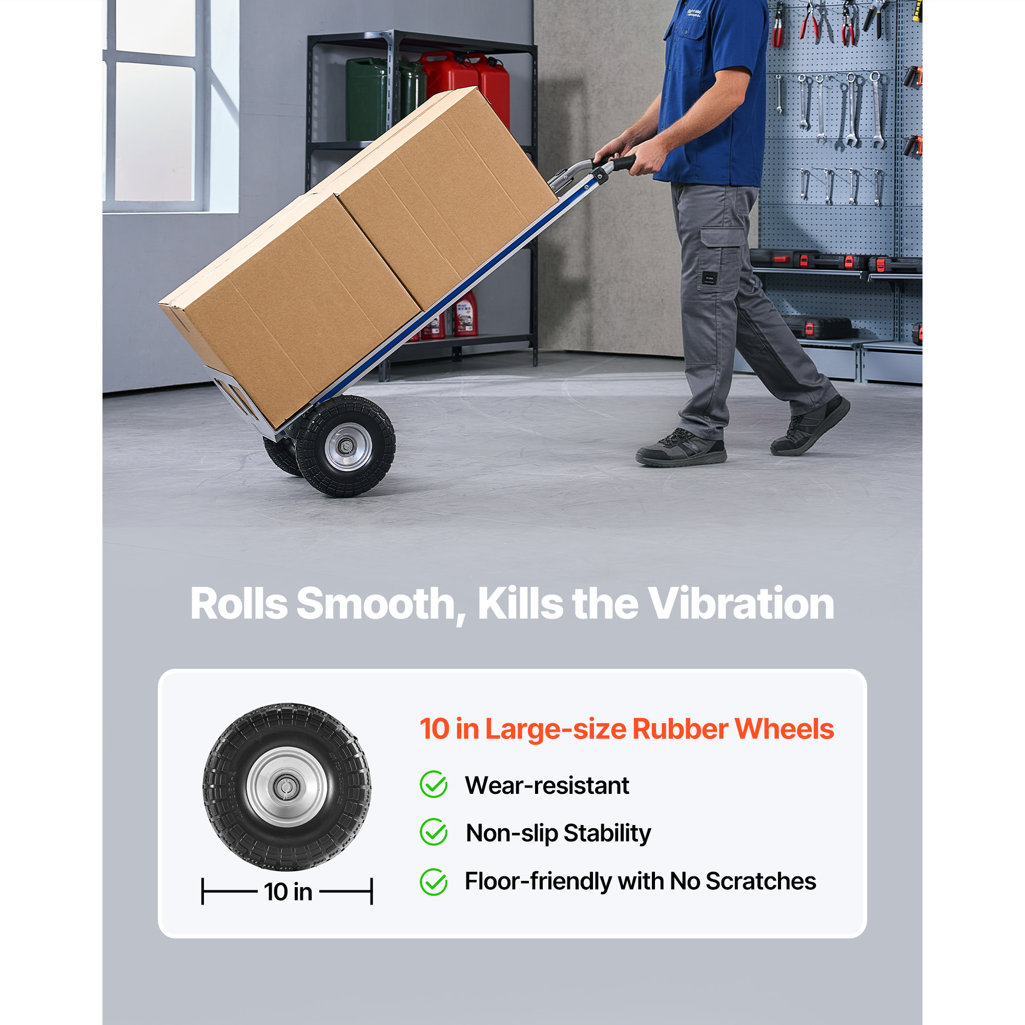 SucceBuy 500LBS Hand Truck Dol - Sports Equipment Cart reseña y precio